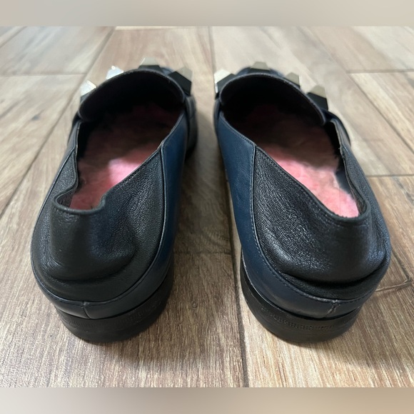 Authentic Fendi Leather Studded Loafer/Mule - Picture 5 of 10